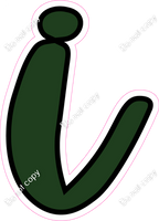 CUL 23.5" Individuals - Flat Hunter Green i