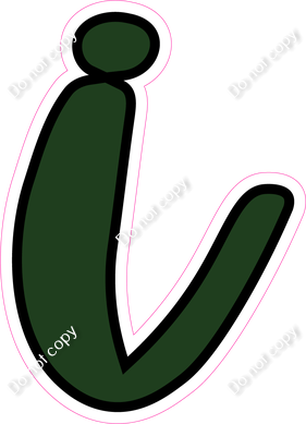 CUL 23.5" Individuals - Flat Hunter Green i