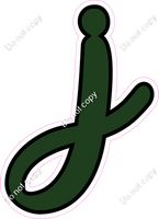 CUL 23.5" Individuals - Flat Hunter Green j