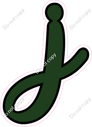 CUL 23.5" Individuals - Flat Hunter Green j