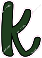 CUL 23.5" Individuals - Flat Hunter Green k