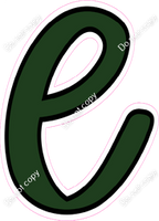 CUL 23.5" Individuals - Flat Hunter Green l