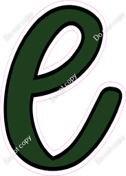 CUL 23.5" Individuals - Flat Hunter Green l