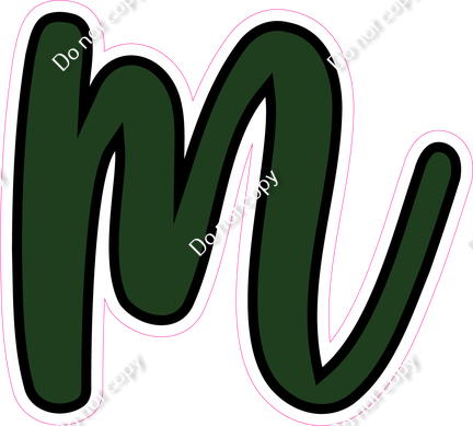 CUL 23.5" Individuals - Flat Hunter Green m