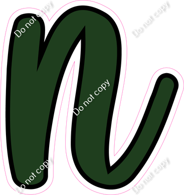 CUL 23.5" Individuals - Flat Hunter Green n