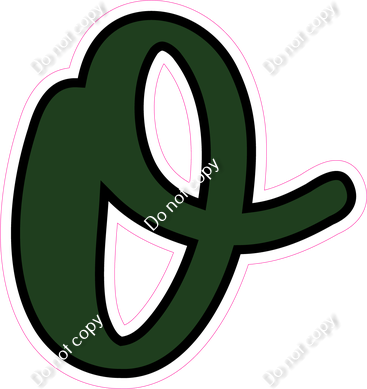 CUL 23.5" Individuals - Flat Hunter Green o