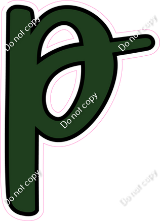 CUL 23.5" Individuals - Flat Hunter Green p