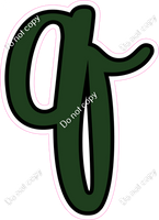 CUL 23.5" Individuals - Flat Hunter Green q