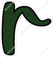 CUL 23.5" Individuals - Flat Hunter Green r