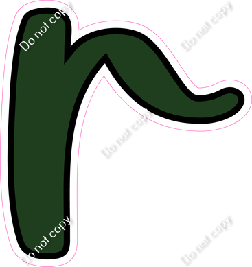 CUL 23.5" Individuals - Flat Hunter Green r