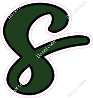 CUL 23.5" Individuals - Flat Hunter Green s