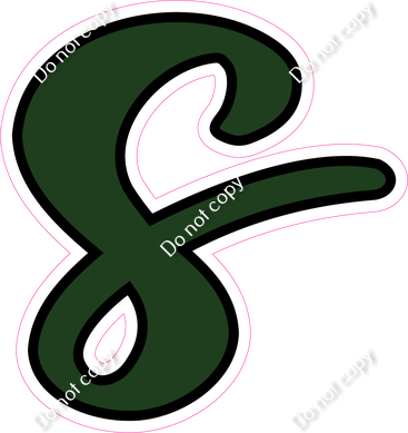 CUL 23.5" Individuals - Flat Hunter Green s