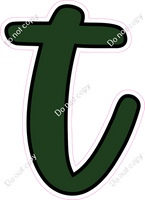 CUL 23.5" Individuals - Flat Hunter Green t