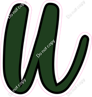 CUL 23.5" Individuals - Flat Hunter Green u