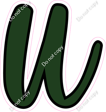 CUL 23.5" Individuals - Flat Hunter Green u