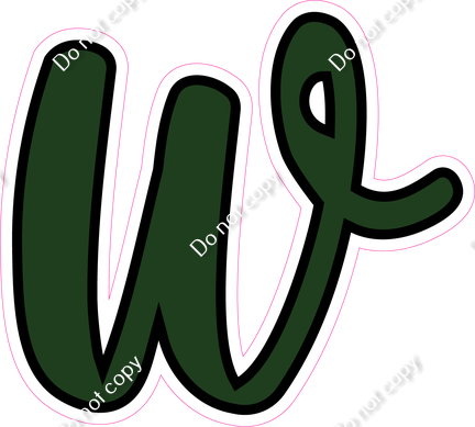 CUL 23.5" Individuals - Flat Hunter Green w