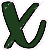 CUL 23.5" Individuals - Flat Hunter Green x