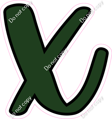 CUL 23.5" Individuals - Flat Hunter Green x