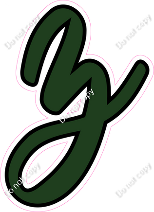 CUL 23.5" Individuals - Flat Hunter Green z