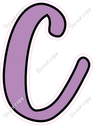 CUL 23.5" Individuals - Flat Lavender C