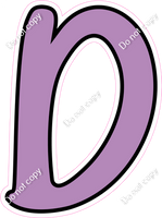 CUL 23.5" Individuals - Flat Lavender D