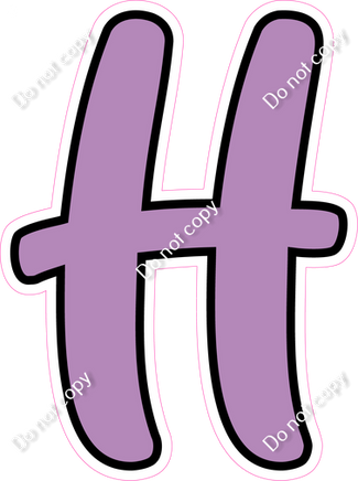 CUL 23.5" Individuals - Flat Lavender H