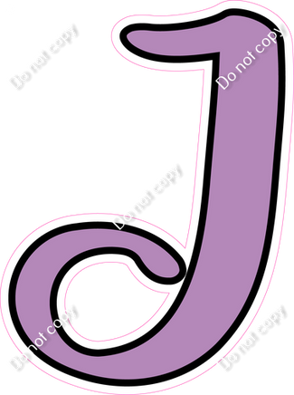 CUL 23.5" Individuals - Flat Lavender J