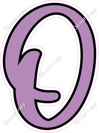 CUL 23.5" Individuals - Flat Lavender O