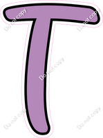 CUL 23.5" Individuals - Flat Lavender T