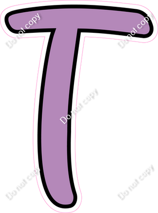 CUL 23.5" Individuals - Flat Lavender T