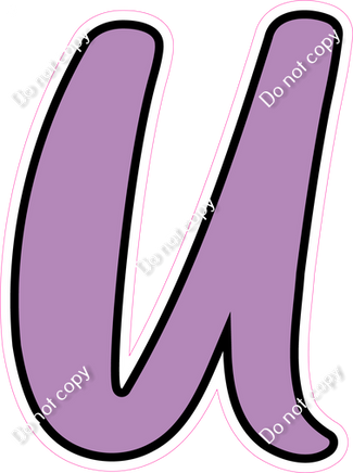 CUL 23.5" Individuals - Flat Lavender U
