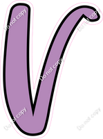 CUL 23.5" Individuals - Flat Lavender V