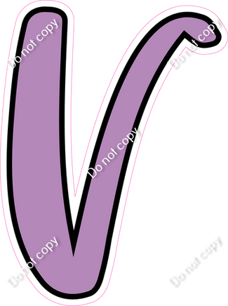 CUL 23.5" Individuals - Flat Lavender V