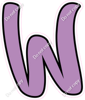 CUL 23.5" Individuals - Flat Lavender W