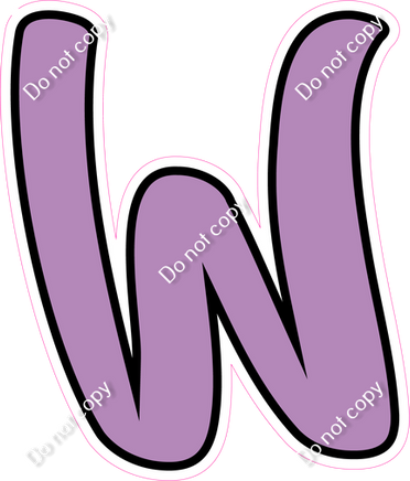 CUL 23.5" Individuals - Flat Lavender W