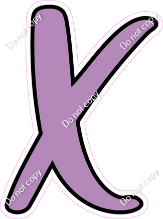 CUL 23.5" Individuals - Flat Lavender X