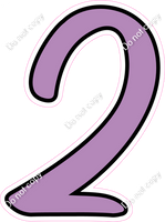 CUL 23.5" Individuals - Flat Lavender 2