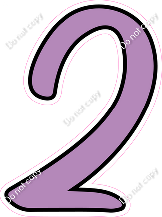 CUL 23.5" Individuals - Flat Lavender 2