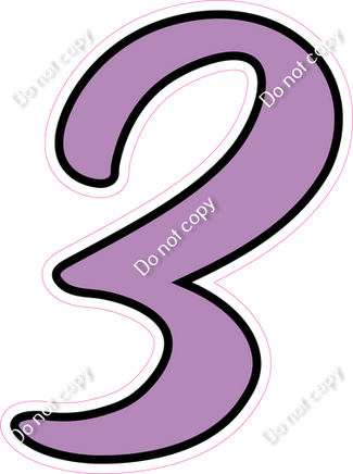 CUL 23.5" Individuals - Flat Lavender 3