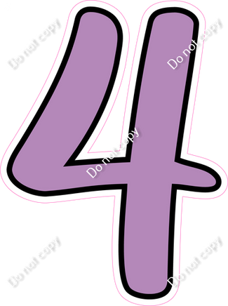 CUL 23.5" Individuals - Flat Lavender 4