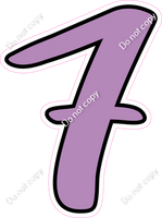 CUL 23.5" Individuals - Flat Lavender 7