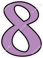 CUL 23.5" Individuals - Flat Lavender 8