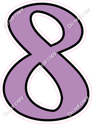 CUL 23.5" Individuals - Flat Lavender 8