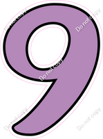 CUL 23.5" Individuals - Flat Lavender 9