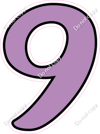 CUL 23.5" Individuals - Flat Lavender 9