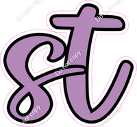 CUL 23.5" Individuals - Flat Lavender ST