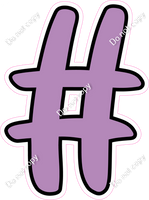 CUL 23.5" Individuals - Flat Lavender #