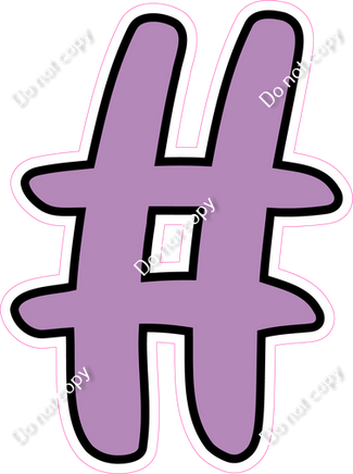 CUL 23.5" Individuals - Flat Lavender #