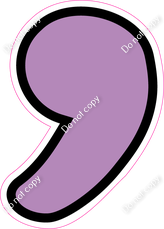 CUL 23.5" Individuals - Flat Lavender Apostrophe