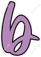 CUL 23.5" Individuals - Flat Lavender b